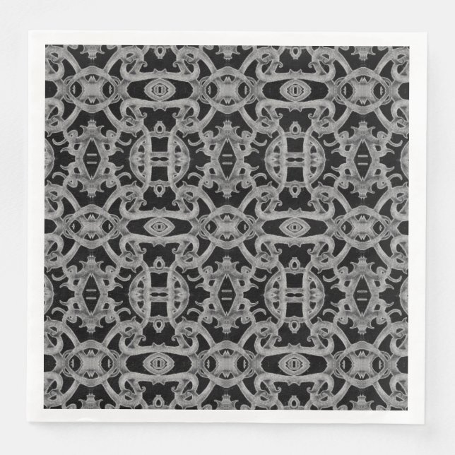 GOTHIC Standard Dinner Paper Napkins (Front)