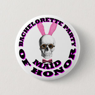 Gothic Steampunk maid of honour 2 Inch Round Button