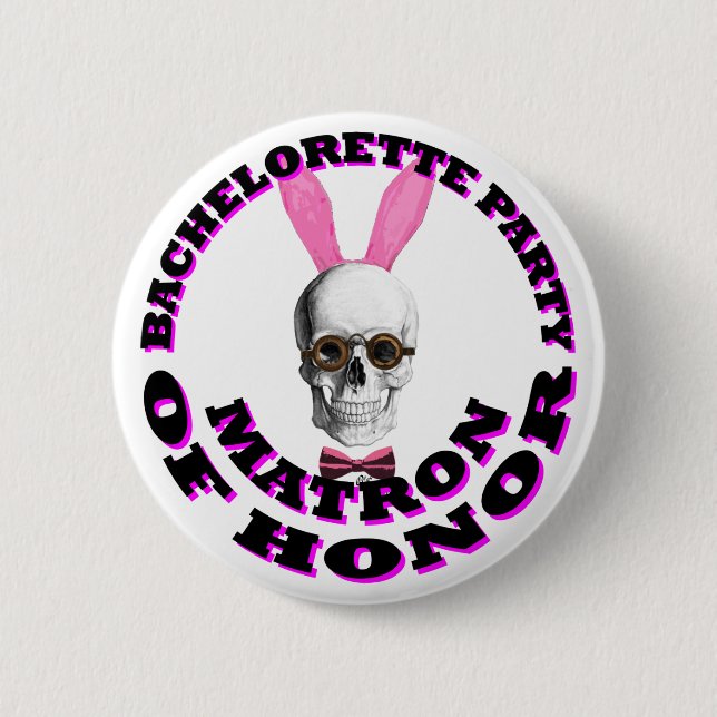 Gothic Steampunk matron of honour 2 Inch Round Button (Front)