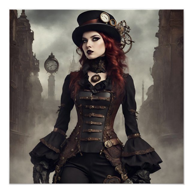 Gothic Steampunk Poster (Front)
