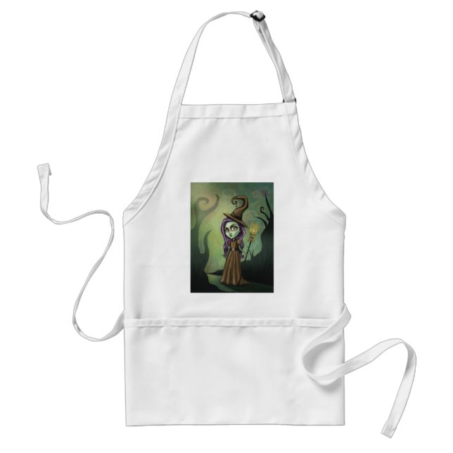 Gothic Steampunk Witch Standard Apron (Front)