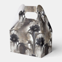 Gothic Style Black Flowers