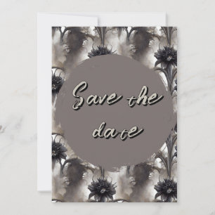 Gothic Style Dark Save the Date