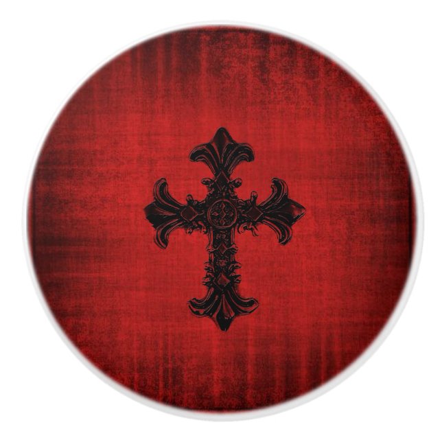 Gothic Style Door or Drawer Knob (Front)