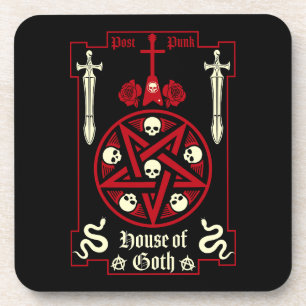 Gothic Subculture Post Punk Coaster
