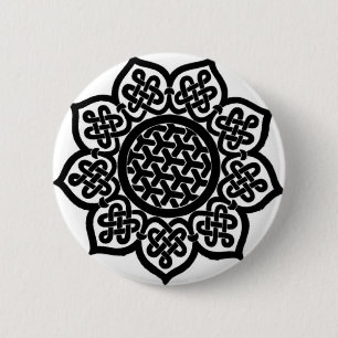 GOTHIC SUN 2 INCH ROUND BUTTON