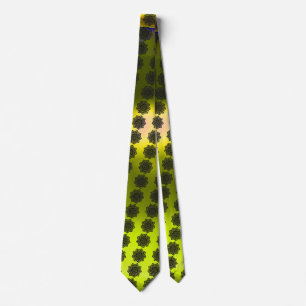 GOTHIC SUN CELTIC KNOTS Topaz Yellow Tie