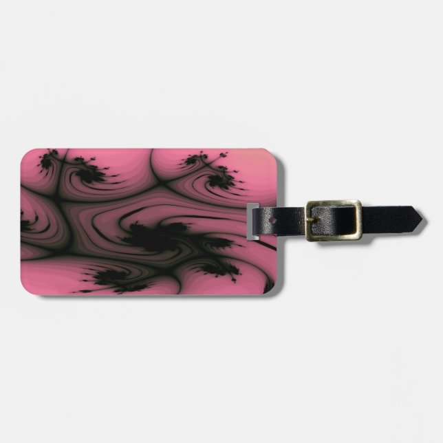 Gothic Swirls Custom Luggage Tag (Front Horizontal)