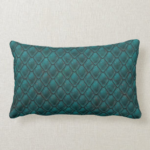 Gothic Teal Lumbar Pillow