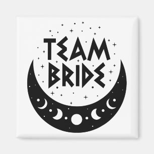 Gothic Team Bride Coven Wedding Bachelorette Party Magnet