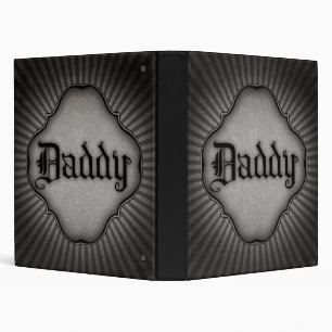 Gothic Text Daddy Binder
