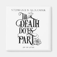 Gothic Till Death Do Us Part Save The Date
