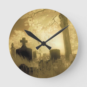 Gothic Time Round Clock