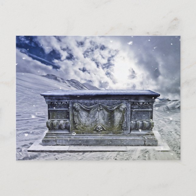 Gothic tomb postcard (Front)