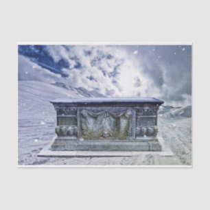 Gothic tomb tissue paper