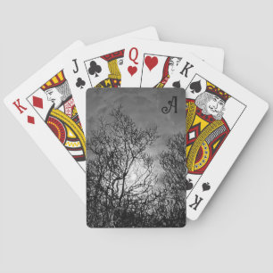 Gothic Tree Mystical Monogram Playing Cards