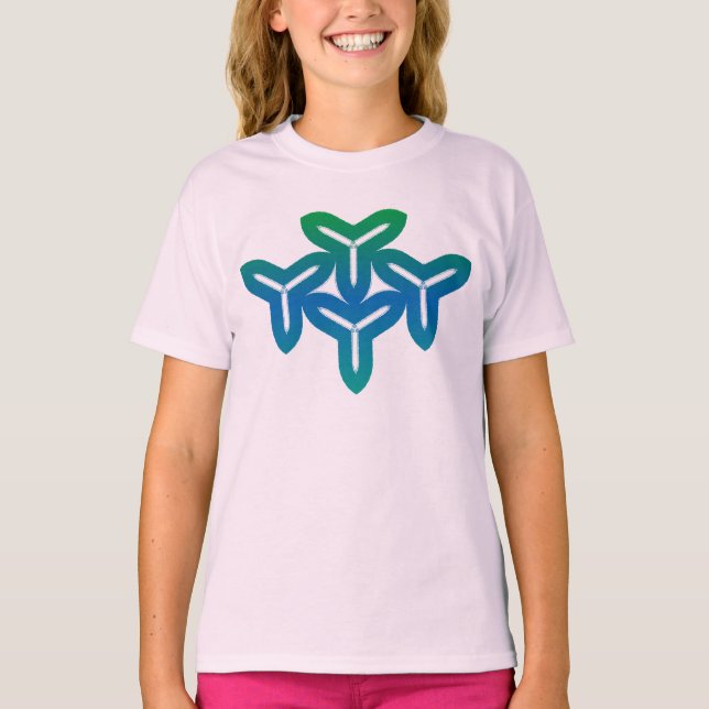 Gothic Tri-blade T-Shirt (Front)