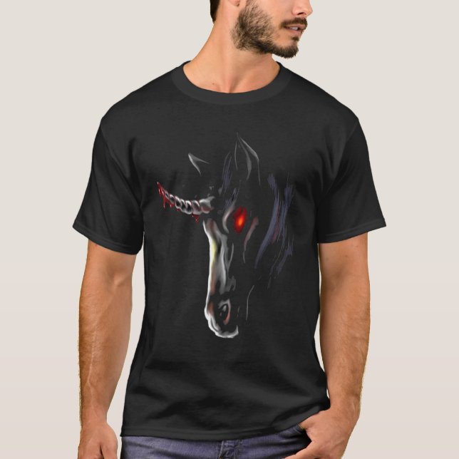 Gothic Unicorn T-Shirt (Front)