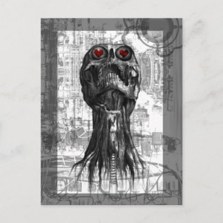 Gothic Valentine's Day Postcard