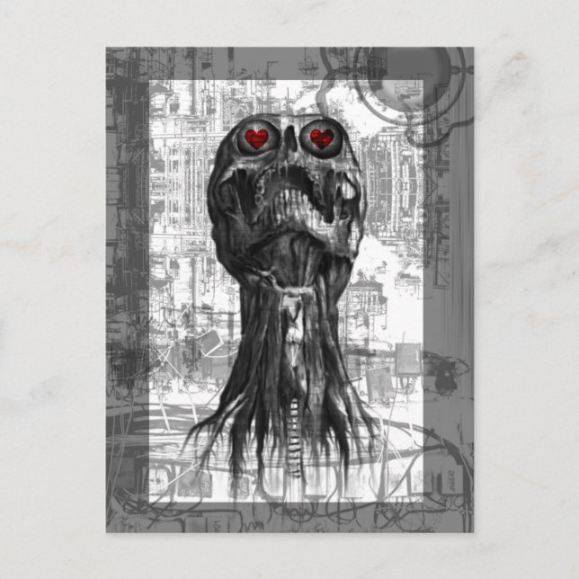 Gothic Valentine's Day Postcard (Front)