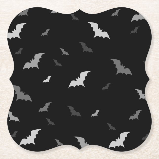 Gothic Vampire Bats Drink Coasters (Front)