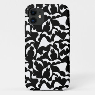 Gothic Vampire Bats Pattern iPhone 11 Case