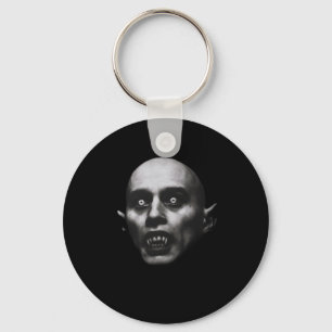 Gothic Vampire Fangs Horror Keychain