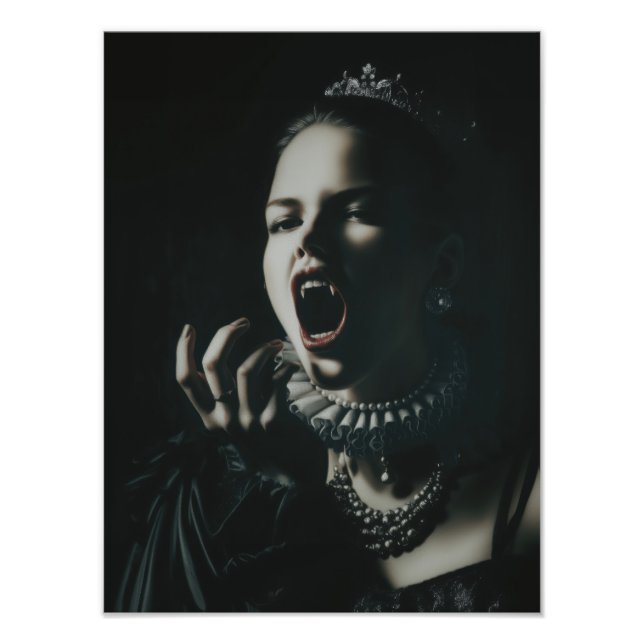 Gothic Vampire Queen Photo Enlargement – Dark Fant (Front)