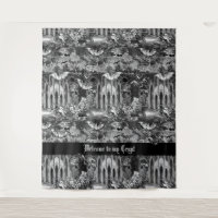 Gothic Vampires Crypt Graveyard Scene with Bats