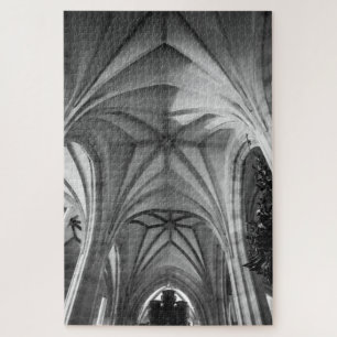 Gothic vaults cathedral ceiling jigsaw puzzle