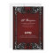 Gothic Victorian Spooky Red, Black & White Wedding