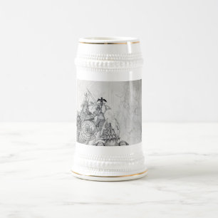 GOTHIC WARRIORS,Barbarian Knights,Fantasy Beer Stein