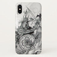 GOTHIC WARRIORS Black White Fantasy