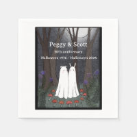 Gothic Wedding Anniversary Party Custom Name Date