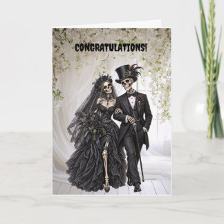 Gothic Wedding Card
