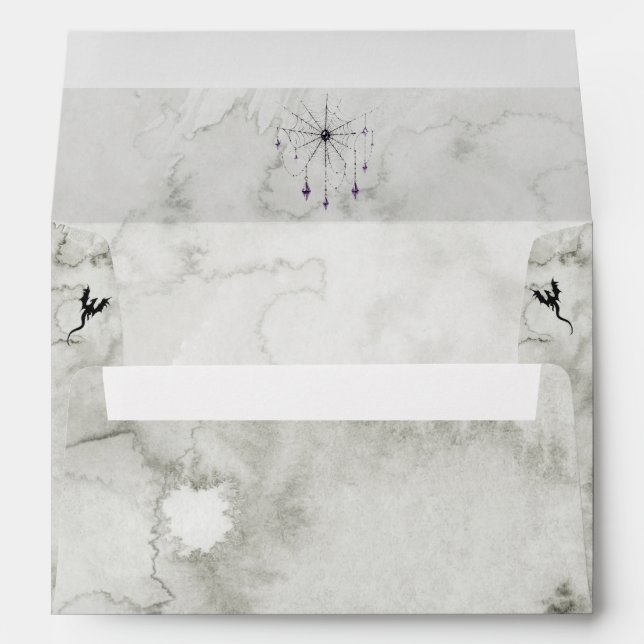 Gothic Wedding Envelope (Back (Bottom))