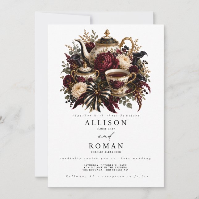 Gothic Wedding Invitation (Front)