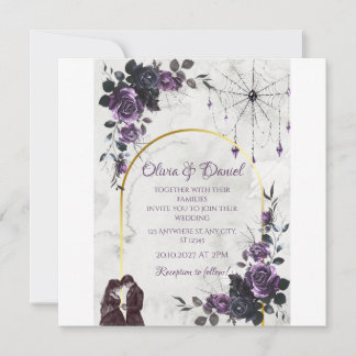 Gothic Wedding Invitation