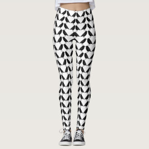 Gothic Wedding Kissing Ravens Patterned Leggings
