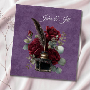 Gothic Wedding Napkin