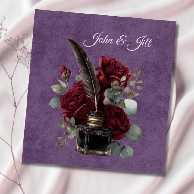 Gothic Wedding Napkin (Creator Uploaded)
