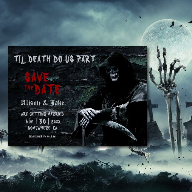 Gothic Wedding Save The Date (Creator Uploaded)