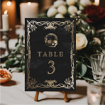 Gothic Wedding Skull  Table Number<br><div class="desc">Gothic Wedding Skull</div>