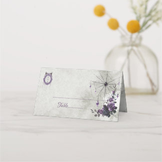 Gothic Wedding Table Place Card