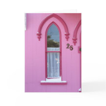 Gothic Window and Snow - Martha's Vineyard