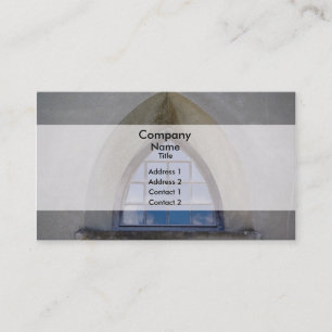 Gothic window business card