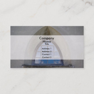 Gothic window business card