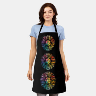 Gothic Window Rainbow Pride Apron