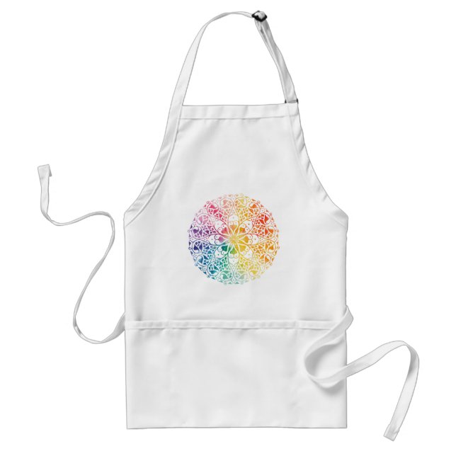 Gothic Window Rainbow Pride Standard Apron (Front)
