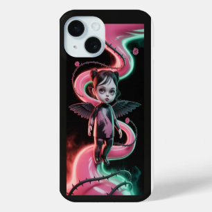 Gothic Wing Girl Rose Halloween iPhone / iPad Case